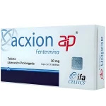 Acxion Phentermine  AP 30 mg  30 tabs Extended release