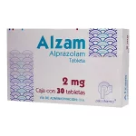 Alzam Alprazolam 2 mg 30 tabs