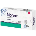 Norex 50mg 30 tabs -(Neobes)  Amfepramone hydrochloride