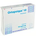 Ortopsique Diazepam 10 mg  5 Ampoules