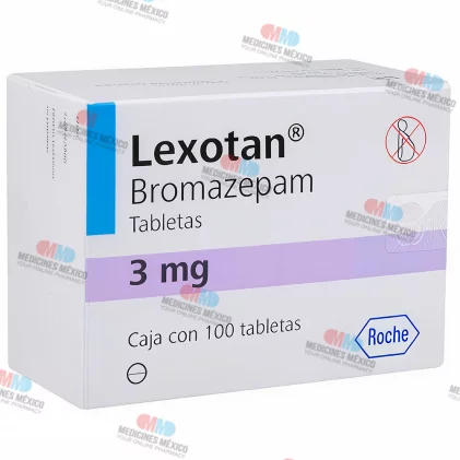 Lexotan  Bromazepam 3 mg 100 Tabs.