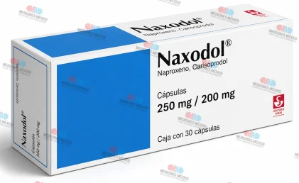Naxodol  Carisoprodol Naproxen 250 mg 30 caps