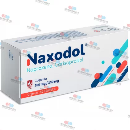 Naxodol  Carisoprodol Naproxen 250 mg 30 caps
