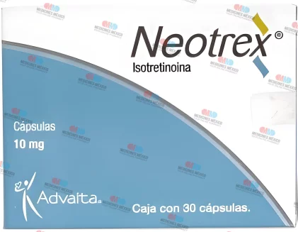 Accutane Neotrex Isotretinoin 10 mg 30 Tabs