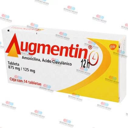 Augmentin amoxicillin &clavulanate/clavu generic 875/125mg10Tabs