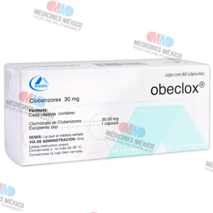 OBECLOX CLOBENZOREX 30mg 60 caps