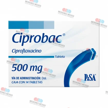 Cipro ciprofloxacin Generic 500 mg 14 Caps