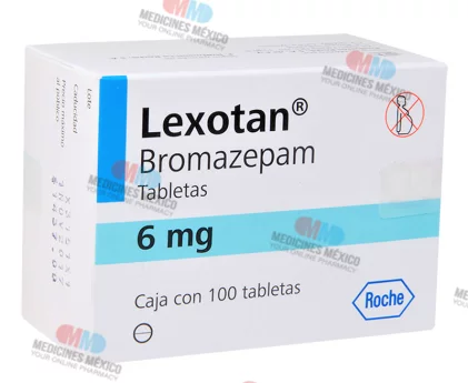 Lexotan  Bromazepam 6 mg 100 Tabs.