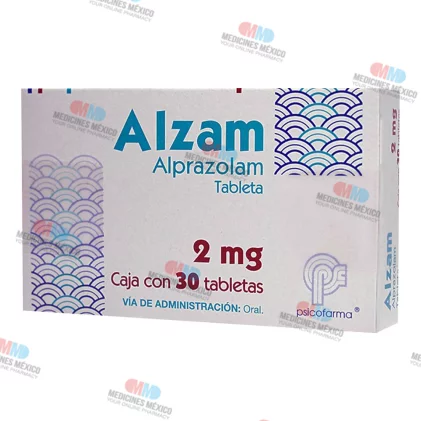 Alzam Alprazolam 2 mg 30 tabs