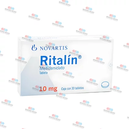 Ritalin Methylphenidate 10 mg 30 Tabs
