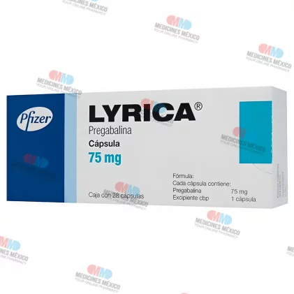 Lyrica Pregabalin 75 mg  28 Tabs