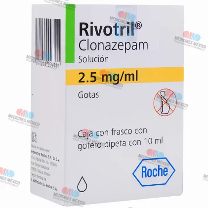 RIVOTRIL Clonazepam 10 ML SOLUTION