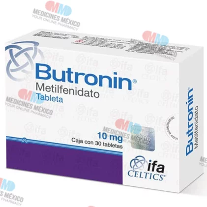 Butronin Methylphenidate 10 mg 30 tabs.