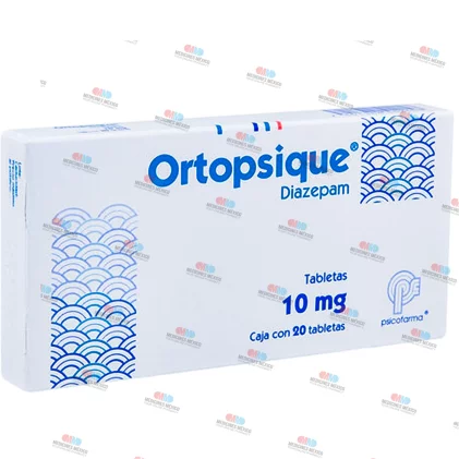 Ortopsique Diazepam 10 mg  20 tabs