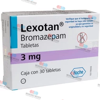 Lexotan  Bromazepam 3 mg 30 Tabs.