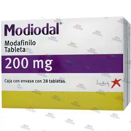 Provigil Modiodal Modafinil 200 mg 28 Tabs.