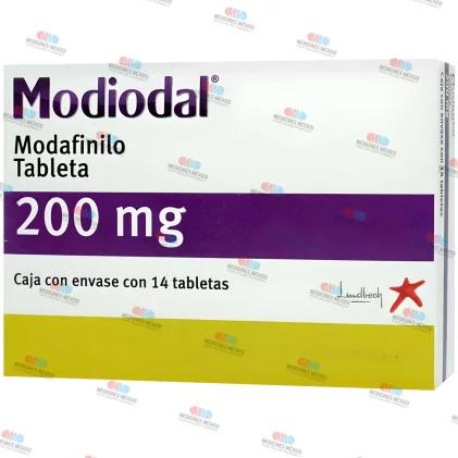 Provigil Modiodal Modafinil 200 mg 14 Tabs.