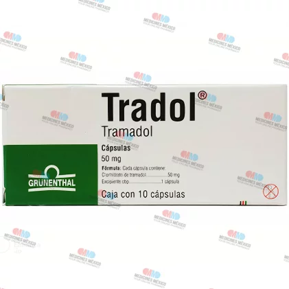 Tramadol Tradol 50 mg 10 Caps