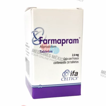 Farmapram Alprazolam 2 mg 30 tabs.