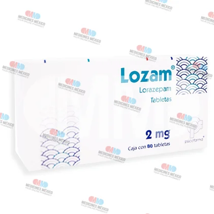 Lozam  Lorazepam  2 mg 80 tabs
