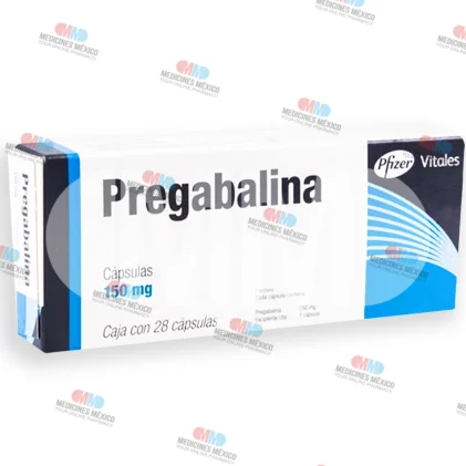 Lyrica  Pregabalin Generic 150 mg 28 caps.